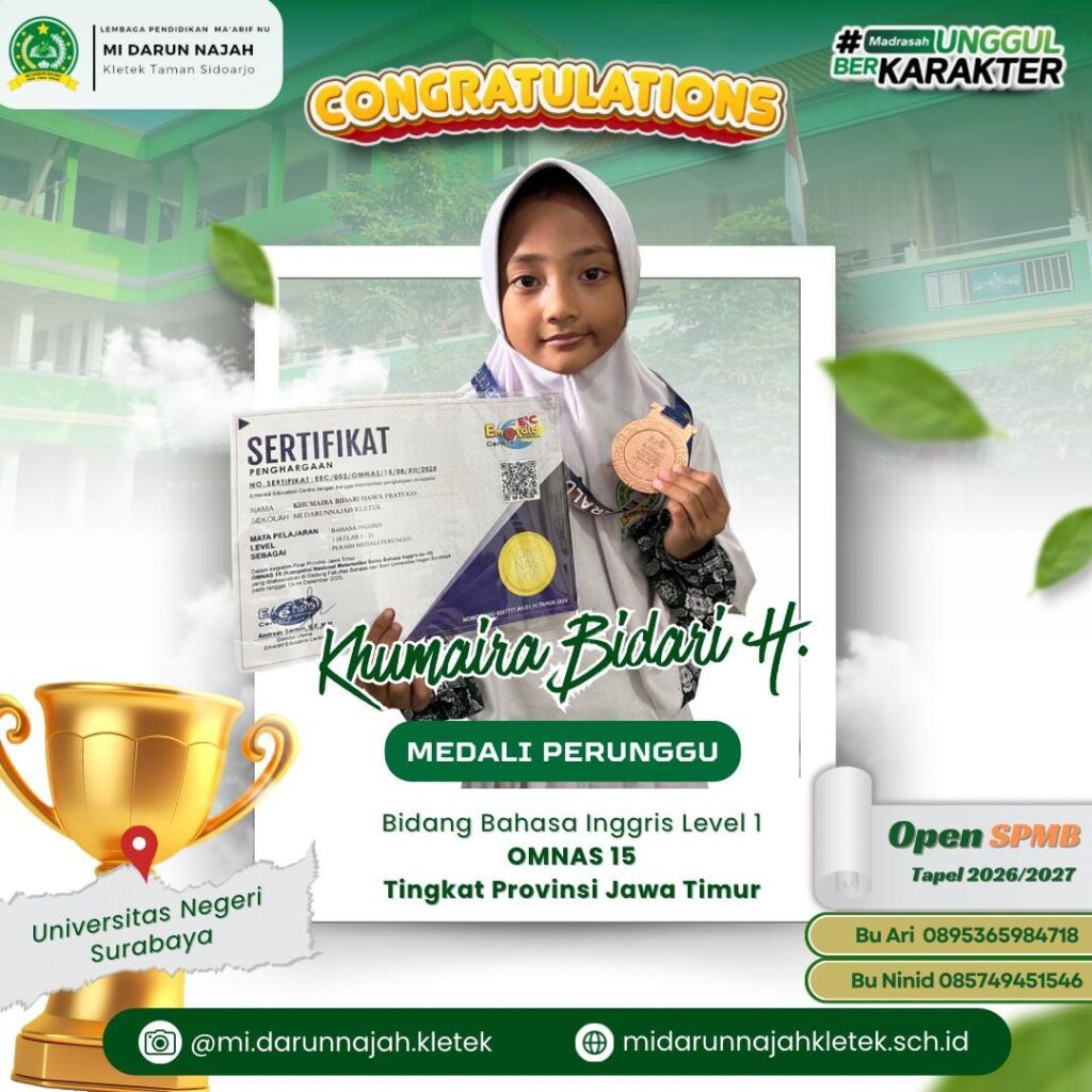 Medali Perunggu - Emerald Education Centre